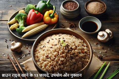 ब्राउन राइस खाने के 13 फायदे, उपयोग और नुक्सान