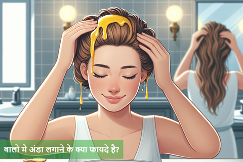 बालो मे अंडा लगाने के क्या फायदे है?