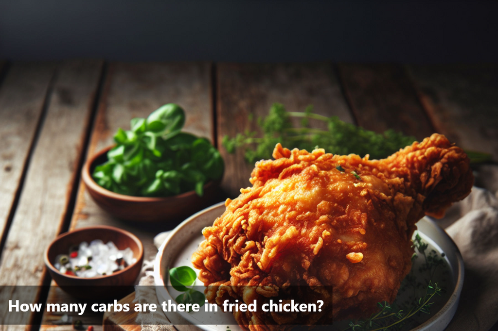 how many carbs are in fried chicken