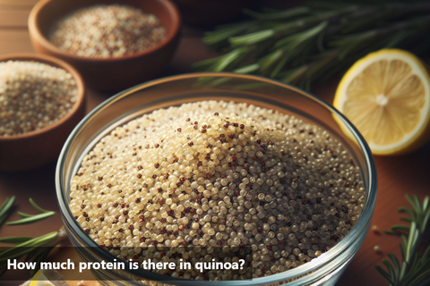 How much protein is there in quinoa?