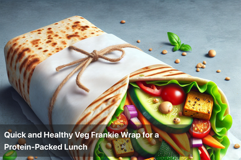 Quick and Healthy Veg Frankie Wrap for a Protein-Packed Lunch