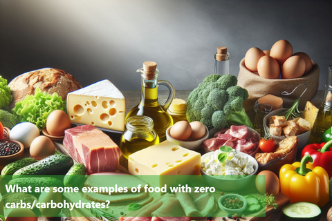 What are some examples of food with zero carbs/carbohydrates?