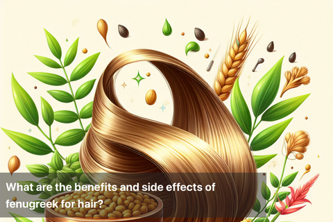 What are the benefits and side effects of fenugreek for hair?