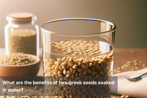 What are the benefits of fenugreek seeds soaked in water?