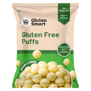 Lo! Foods Puffs - Cream & Onion (High Protein, Gluten Free)