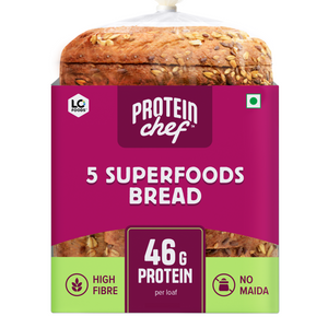 Protein Chef 54g Protein Multigrain Bread (Wheat Bread, No Maida)