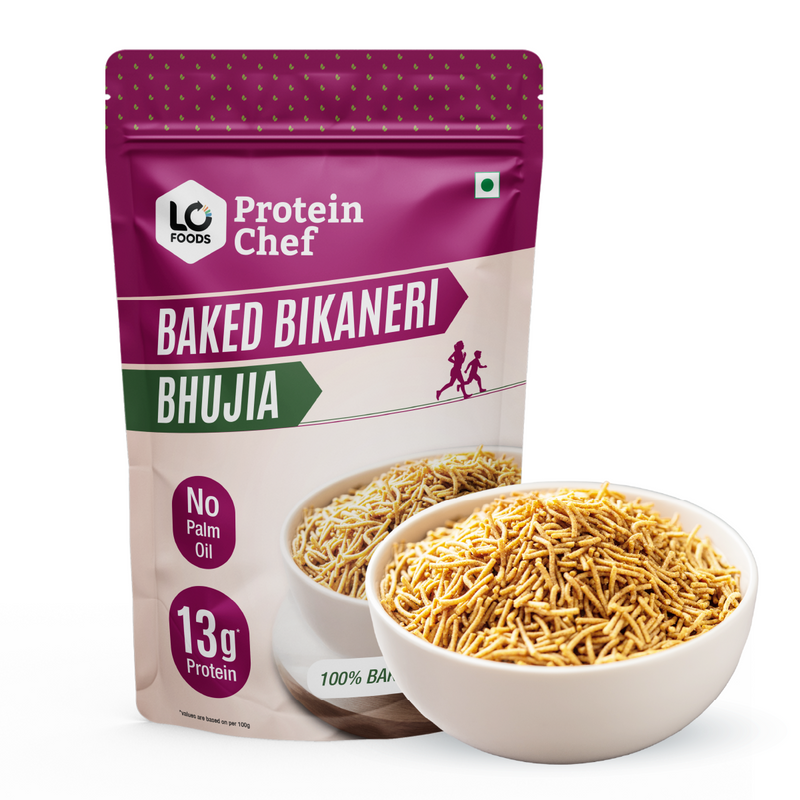 Protein Chef Baked Bikaneri Bhujia (No Palm Oil Roasted Snacks)