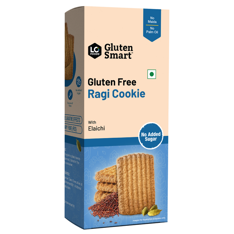 Lo! Foods Ragi Oat Cookies (Sugar Free Biscuit, Gluten Free)