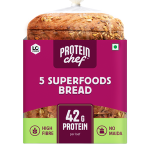 Protein Chef 42g Protein Multigrain Bread (Wheat Bread, No Maida)