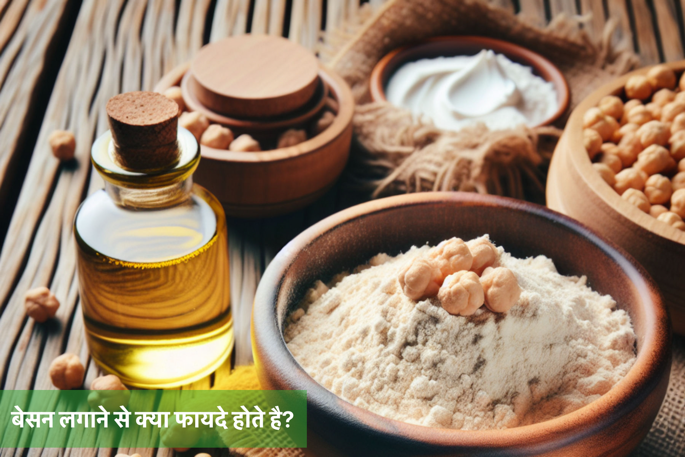 बेसन लगाने से क्या फायदे होते है?