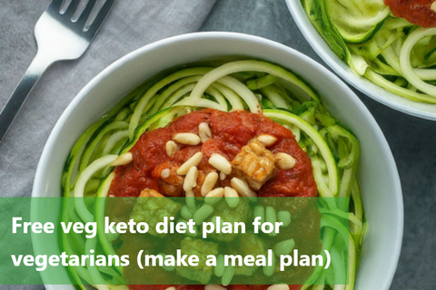 Free veg keto diet plan for vegetarians