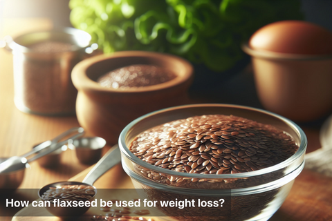 How can flaxseed be used for weight loss?