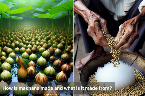 How is makhana made and what is it made from?