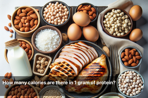 How many calories are there in 1 gram of protein?