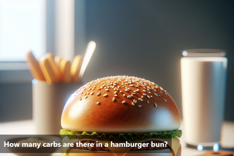 How many carbs are there in a hamburger bun?