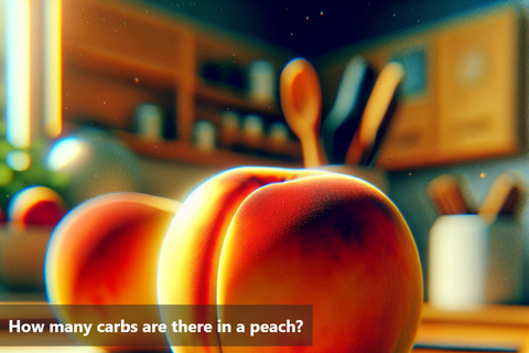 How many carbs are there in a peach?