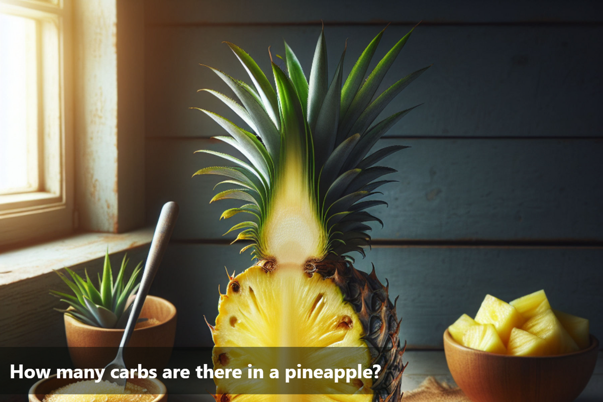 How many carbs are there in a pineapple?