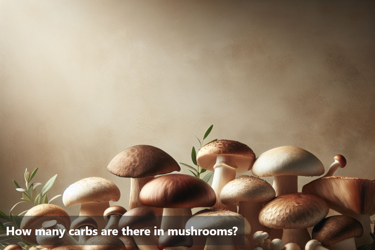 How many carbs are there in mushrooms?