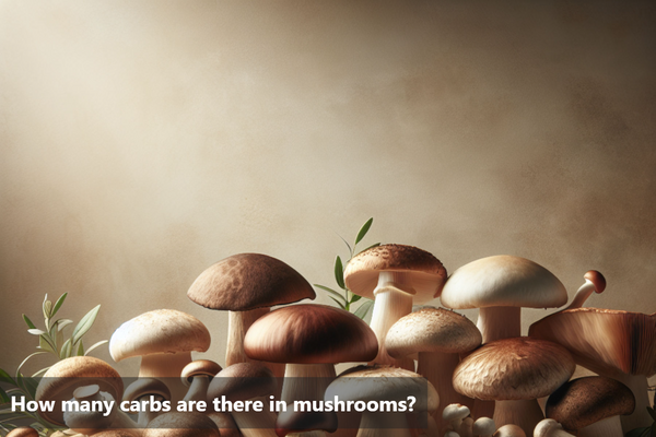 How many carbs are there in mushrooms?
