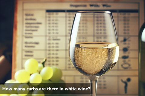 How many carbs are there in white wine?