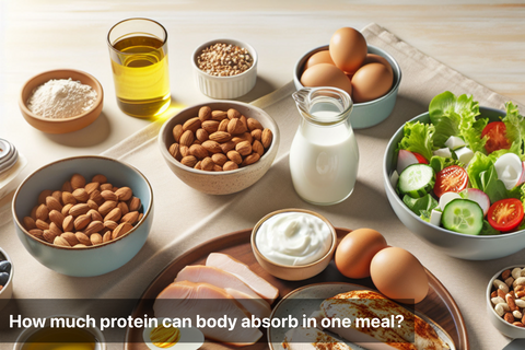 How much protein can body absorb in one meal?