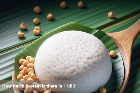 How much protein is there in 1 idli?