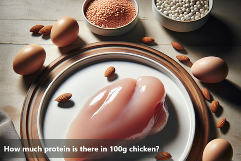 How much protein is there in 100g chicken?