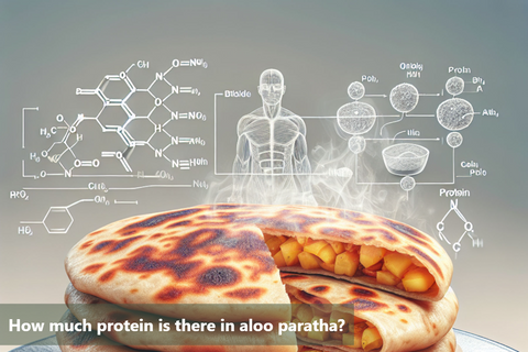 How much protein is there in aloo paratha?