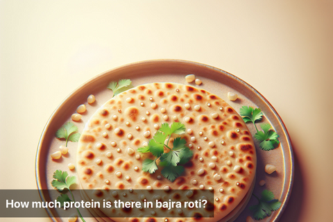 How much protein is there in bajra roti?