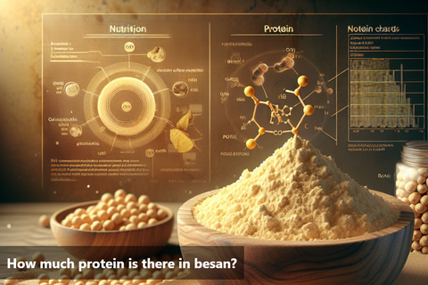 How much protein is there in besan?