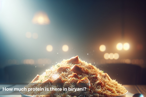 How much protein is there in biryani?