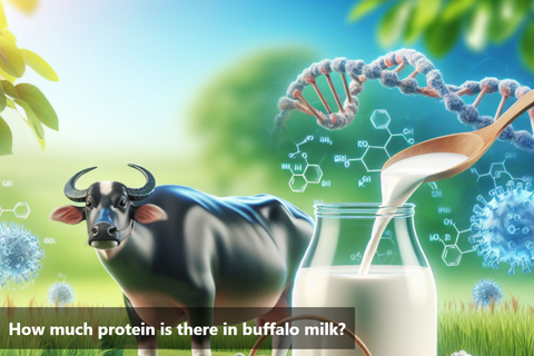 How much protein is there in buffalo milk?