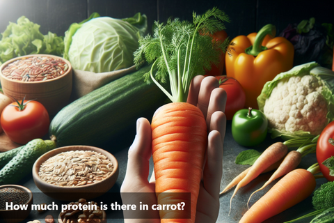 How much protein is there in carrot?