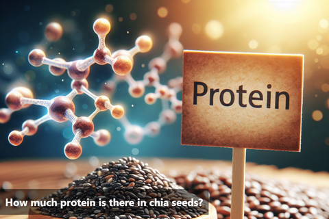 How much protein is there in chia seeds?