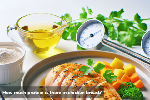 How much protein is there in chicken breast?