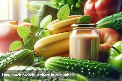 How much protein is there in cucumber?