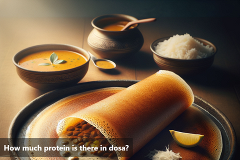 How much protein is there in dosa?