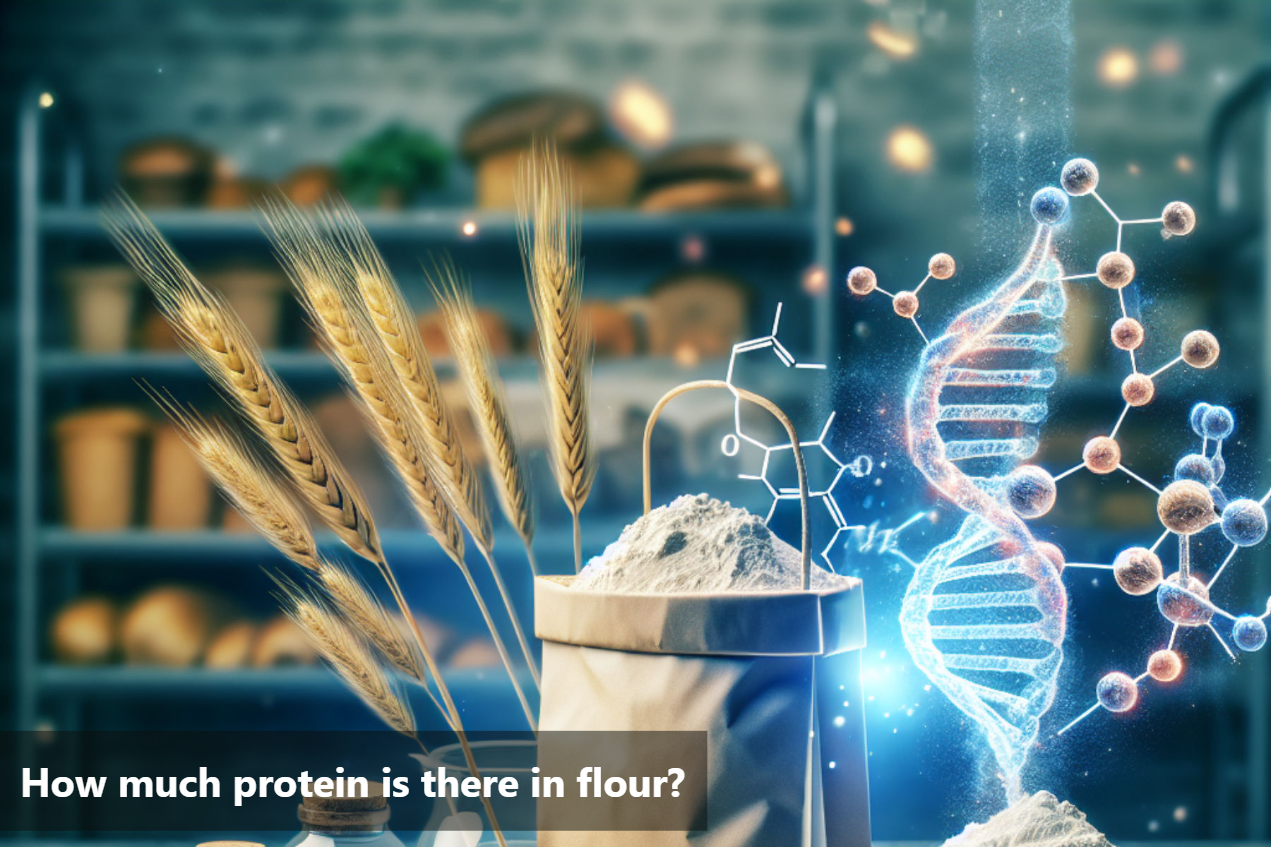 How much protein is there in flour?