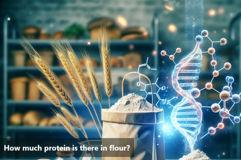 How much protein is there in flour?