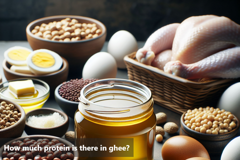 How much protein is there in ghee?