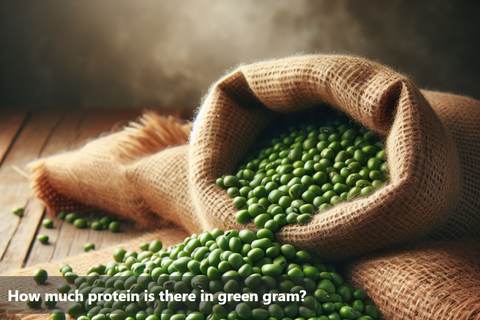 How much protein is there in green gram?