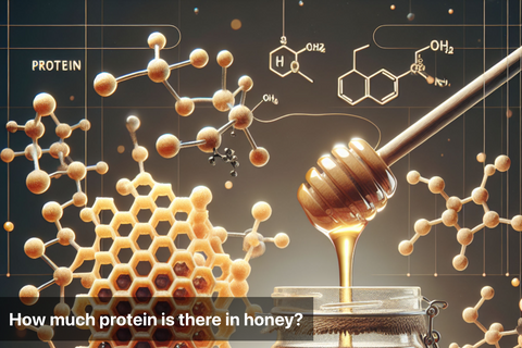 How much protein is there in honey?