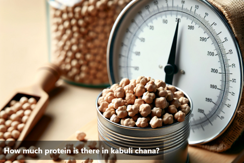 How much protein is there in kabuli chana?