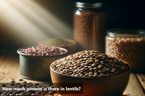 How much protein is there in lentils?