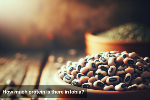 How much protein is there in lobia?