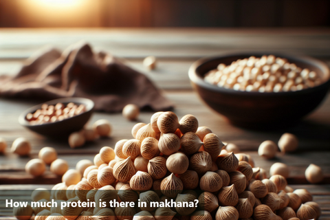 How much protein is there in makhana?