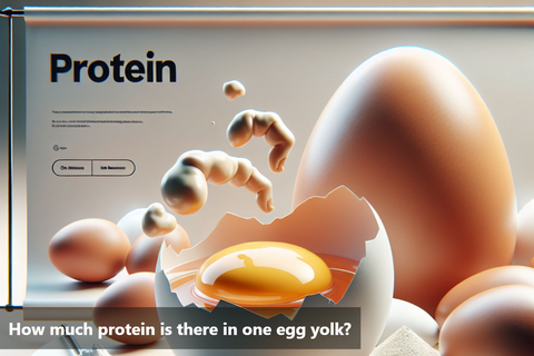 How much protein is there in one egg yolk?