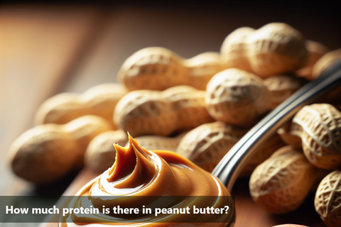How much protein is there in peanut butter?
