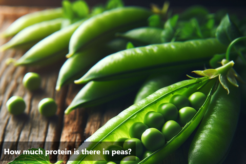 How much protein is there in peas?