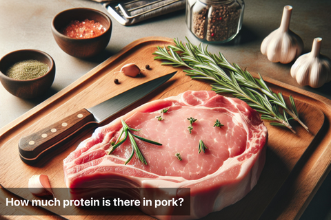 How much protein is there in pork?